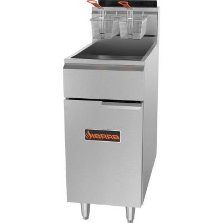 MVP GROUP CORPORATION Sierra Range SRF-40/50 - Fryer, 114,000 BTU, 45-50 Lbs. Capacity, Tube Fired, Floor Model, S/S SRF-40/50